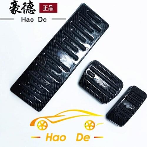 Carbon Fiber Car Accelerator Brake Pedals for VW Passat B8 Golf 7 Tiguan 2017 - 2021