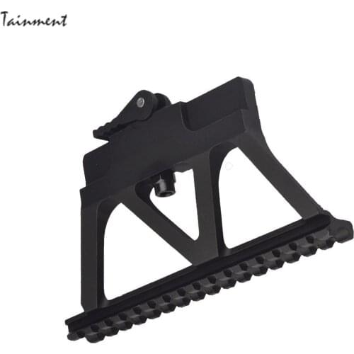 Tactical CNC Quick Detach AK Side Rail Red Dot Scope Bracket for AK 47 AK 74 Hunting Airsoft Rifle Gun Accessory Base Picatinny