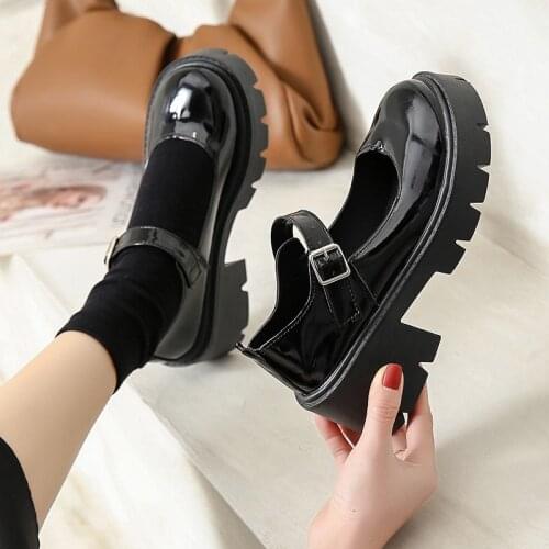 Lolita Shoes Women Japanese Style Vintage Soft Sister Girls High Heels Waterproof Platform College Student Costume Shoes