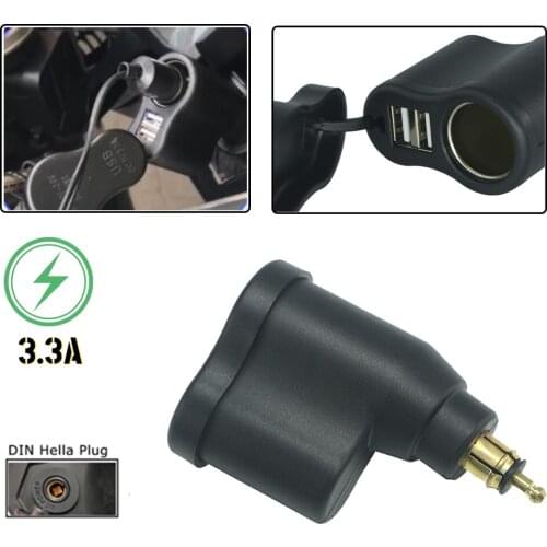Motorcycle Dual USB Charger Lighter Socket For Ducati Multistrada 1200 950S For GT1050 Tiger800 Explorer 1200 Scrambler For BMW