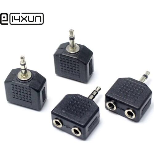 1pcs 3.5mm Mono / Stereo Male Plug to Female jack 2 in 1 2Pole / 3pole Audio Plugs Socket Converter Adapter Extension Connector