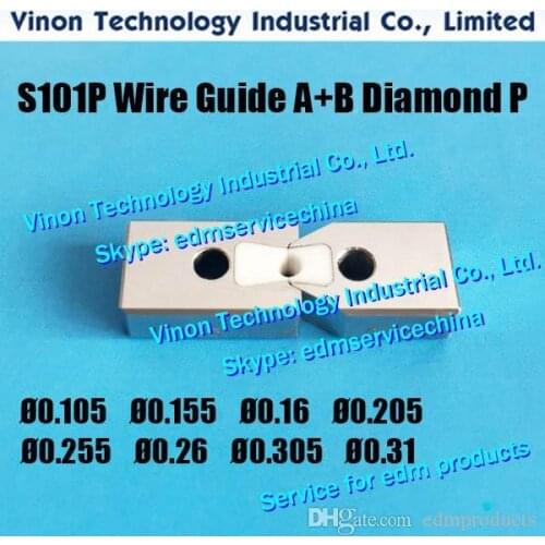 3089197 edm Wire Guide A+B (diamond) d=0.305mm,S101P New style of Die guide 0205768 diamond offers longer life, high performance