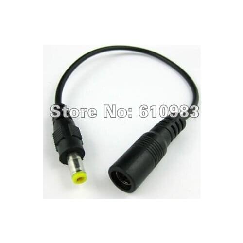 5 pieces/lot) Wholesale DC power cable male plug 5.5mm to Jack female 4.8mm