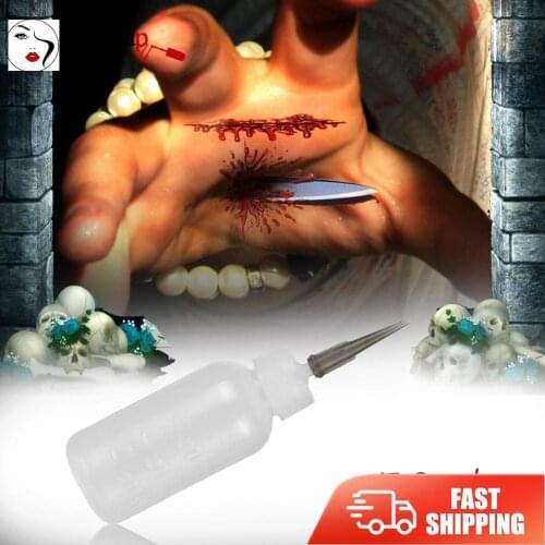 Applicator Paste Tattoo Henna Kit Body Art Pigment Bottle with 4 Nozzles Drawing Making Tool