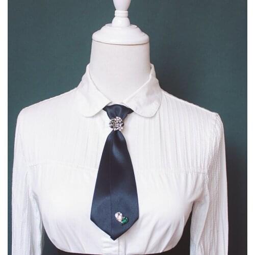 Free Shipping New Male fashion Original design bow tie female British student uniforms bachelor suit collar dress shirt tie