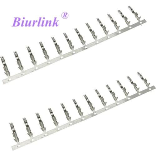 Biurlink 100 X AUX Audio Cable Harness Wiring Terminal Block Socket Connector Pins for Peugeot RD4 Ford Focus
