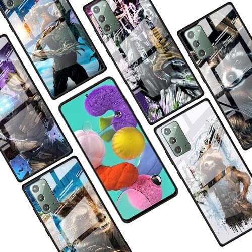 Rocket Raccoon Marvel for Samsung Galaxy Note 20 Ultra 10 Lite Plus 9 8 5G A70 A50 A40 A30 A20 Tempered Glass Phone Case