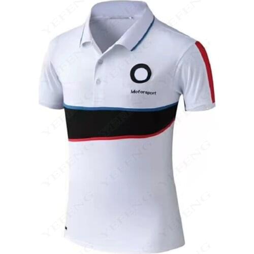 2021 For Bmw Motorsport Team POLO T-Shirt Short Sleeve Jerseys Motorbike Motocross MX Dirt Bike Cycling