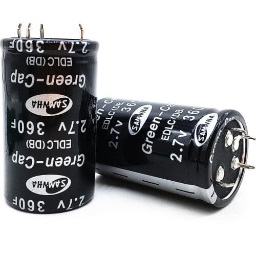 Automóvel retificador super módulo capacitor farad 2.7V360F super capacitor economia de combustível potência 16V 60F 500f
