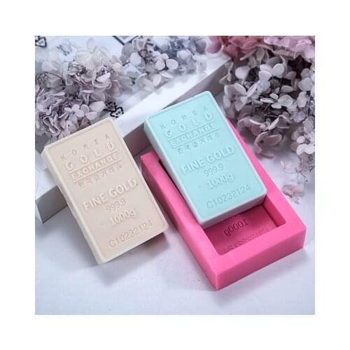 Soap Letter Mold Handmade Soap DIY Aroma Mould Soap Making Moulds Resin Clay Molds PRZY Square Brick Silicone Silicone Rubber