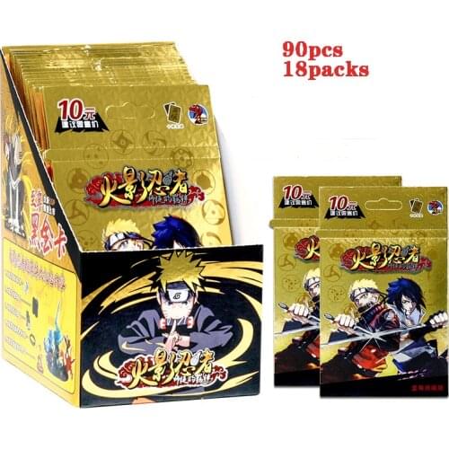 Narutoes Tcg Carte Coleccionado De Cartas 90-150 Pcs Card Per Box Game Cards For Children Gift