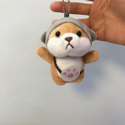 New Cute Dog Middle 10CM Plush Stuffed Dog Toy , Keychain Plush Doll