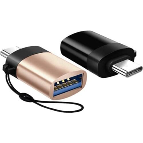 2pcs OTG Type-c Male To USB 3.0 Female Adapter Mobile Phone Converter Plug U Disk Connector For Xiaomi 6 For Huawei p9 YS-128