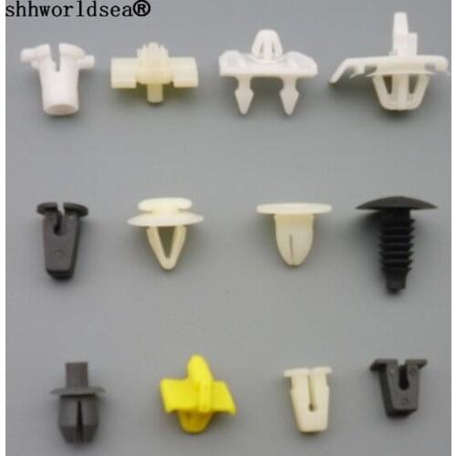 Shhworldsea 100pcs Car Front Rear Wheel Fender Liner Screw Grommet For Toyota Auto Plastic Rivet Fastener Clips