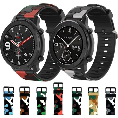 Silicone Wrist Band for Huami Amazfit GTS GTR 42mm 47mm Bracelet Strap for Huami Amazfit Bip BIT Youth SPACE Wearable Watch Band