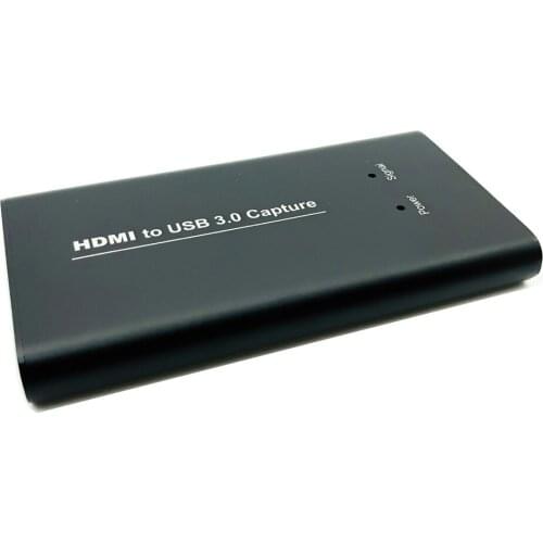 USB 3.0 Game Capture Card Video Capture HDMI 4K Input 1080P Record Live Streaming Mic 3.5mm for Camera PC PS3 PS4 TV Xbox Switch