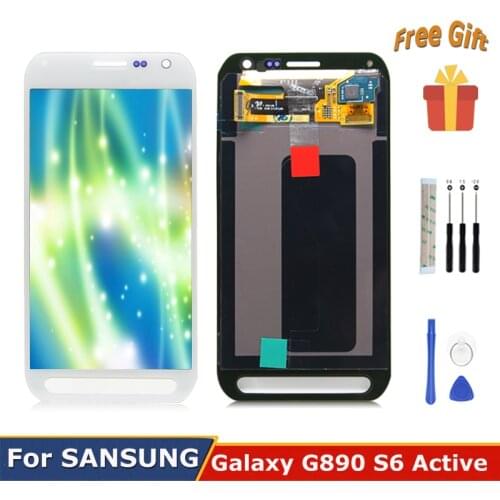 5.1'' For Samsung Galaxy S6 Active G890 G890A LCD Display Panel Glass Touch Screen Digitizer Replacement Parts With Repair Tools