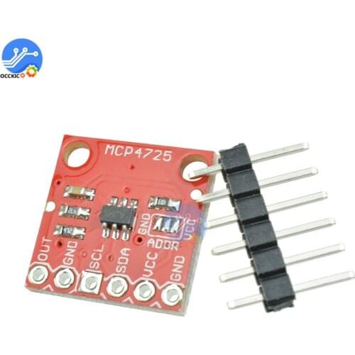 2Pcs/lot MCP4725 I2C DAC Breakout Development Board Module 12Bit I2C IIC Interface Module CJMCU-MCP4725 Resolution Best