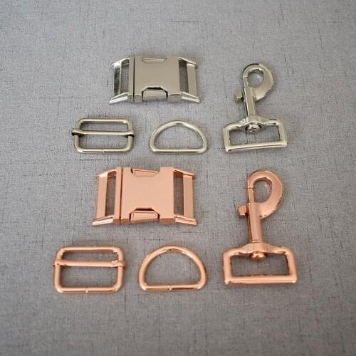 20 set metal buckle adjust buckle D ring metal dog clasp/ Four pieces a set High quality hardware accessories 30mm DIY accessori