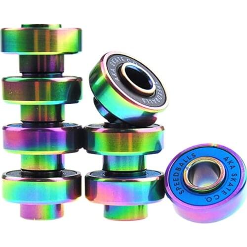 8PCS Roller Skate Wheel Bearing Anti-Rust Skateboard Wheel Bearing 22X13x8mm Skateboard Bearing
