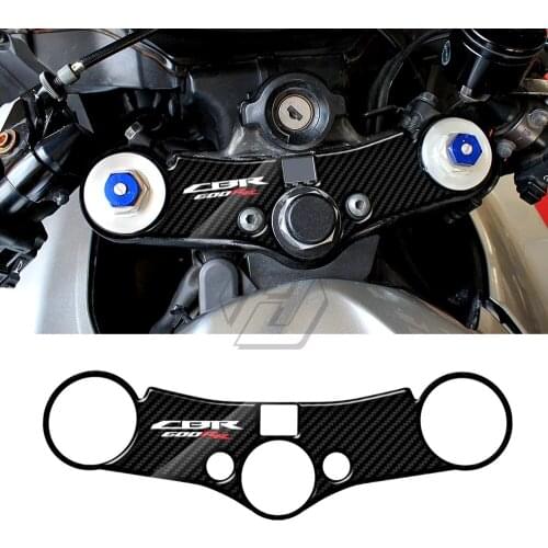 For Honda CBR600RR 2007-2016 3D Carbon-look Upper Triple Yoke Defender