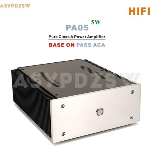 HIFI PA05-5W Pure Class A FET+MOS Power amplifier Base on PASS ACA Circuit 5W+5W