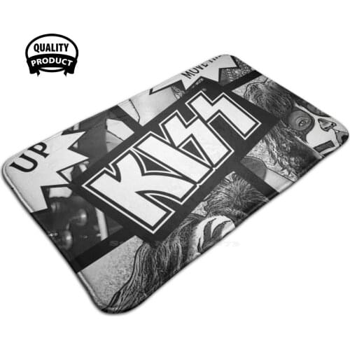 Kiss Spaceman Starchild Demon Catman Kiss Army Concert Dertoit Rock City Comic Style Comfortable Door Mat Rug Carpet Foot Pad