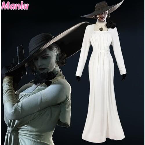 Vampire Madam Alcina Dimitrescu Cosplay Vampire Lady Dress Evil Village Cosplay Costume Halloween Party