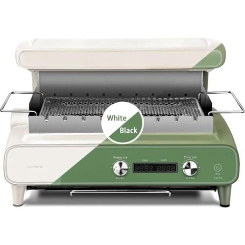 YUEWO 220V 1500W Fume-free automatic barbecue machine household rotary multifunctional barbecue skewers electric oven