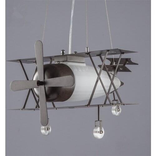 2020 New Kids Room Decoration Air Plane Pendant Light Simple Style Cute Kids Bedroom Light / Cafe / BAR Lights Free Shipping