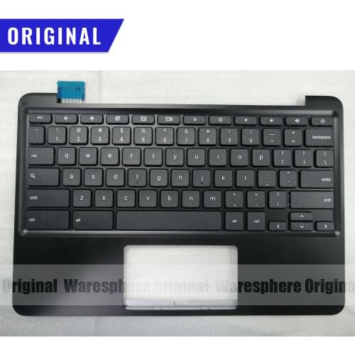 New Original Palmrest With Keyboard for ASUS Chromebook C202 C202S Top Cover Upper Case Black