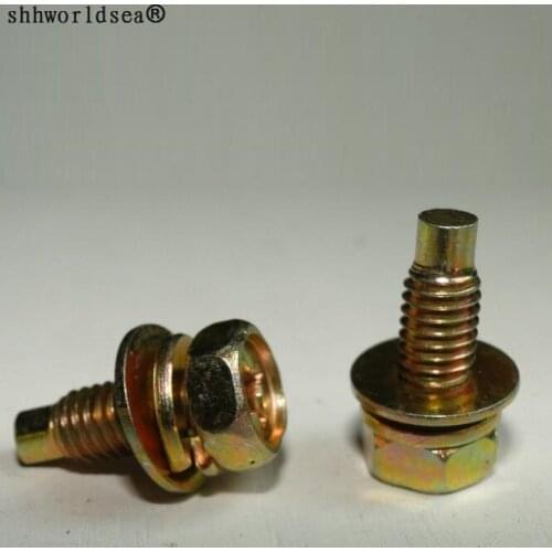 Shhworldsea 100 Pcs/Lot auto nut Zinc Color Screw