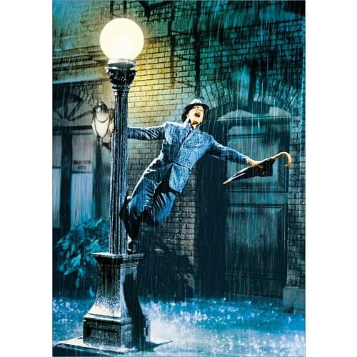 Singin in the Rain Classic Movie Art Home Room Art Wall Silk Print Poster