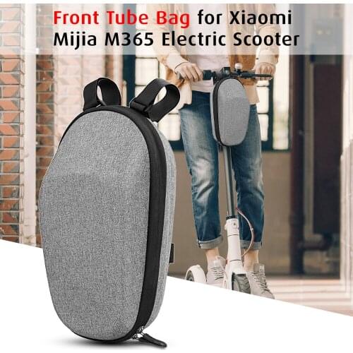 Scooter Front Tube Bag Large Capacity Front Pouch Tools Cellphone Storage Bag Compatible for Xiaomi Mijia M365 Electric Scooter