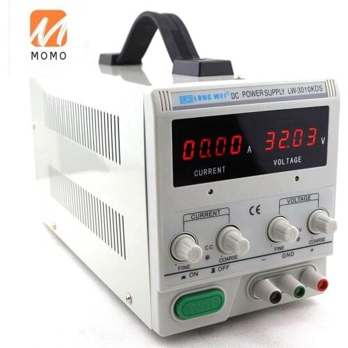 High Precision 4 Digits DC Regulated Power Supply 30V 10A 3010KDS LED Display Laboratory Switching Power Supply