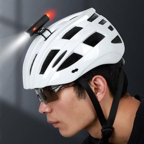 WEST BIKING 2 IN 1 Bike MTB Light Rechargeable Cycling Helmet Headlight Waterproof Bicycle Headlight Taillight Handlebar Lamp