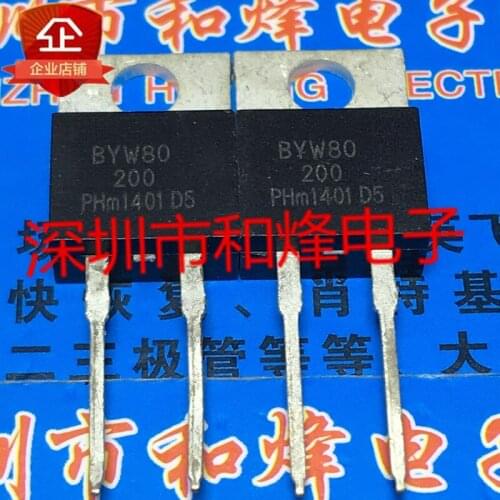 100% New&original BYW80-200 TO-220 200V 20A