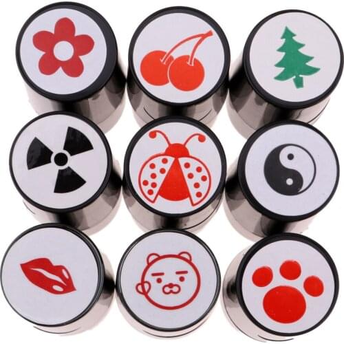 2pcs Colorfast Quick-dry Stamp Stamper Marker Impression Seal Gift Prize Golf Club Accessories for Glofter Learner Golf Balls