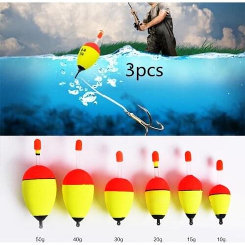 3Pcs Fishing Buoys 2.2-4.4g EVA Buoy Luminous Float Fish Bait Detector Fishing Accessories Fishing Tackle 2021 New рыбалка