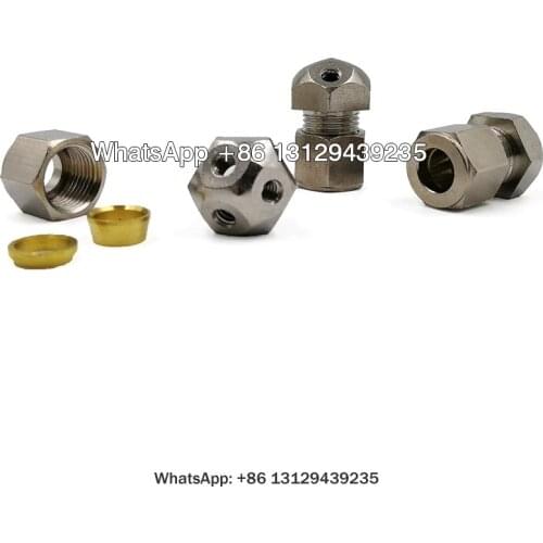 Card Sleeve Type 3 Nozzles 3/16 Inch Female Threaded Connector for 9.52mm Pipe Pe Pipe Nylon Pipe,Fog Spray System Fittings