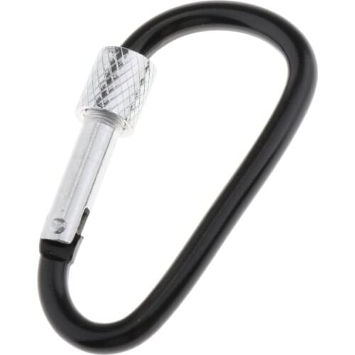 5pcs Carabiner Clips Hiking Keychain Buckle Snap Hook Clasp Holder Hardware