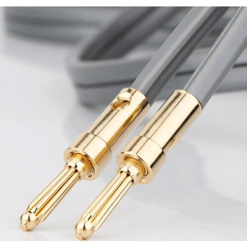 24K gold plated banana plug speaker cable banana plug