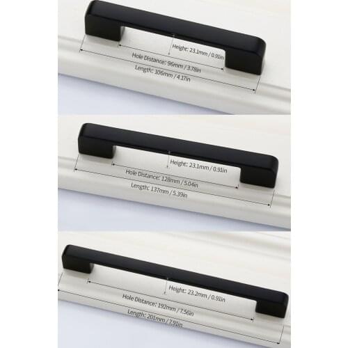 Cabinet Pull Black Handle Drawer Handle Cabinet Hardware Handle Pull Cabinet Furniture Pull Door Auxiliary Handle Drawer Handle