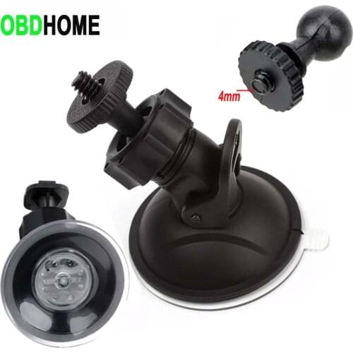 4mm Screw Head Car Windshield Mini DVR Suction Cup Mount Holder for GPS DVR Holder Digital Video Recorder Camera Bracket Stand