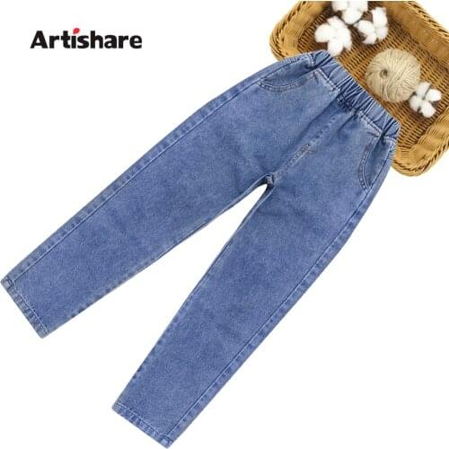 Jeans For Girl Solid Color Jeans For Girls Big Kid Jeans Spring Autumn Clothes For Girls 6 8 10 12 14