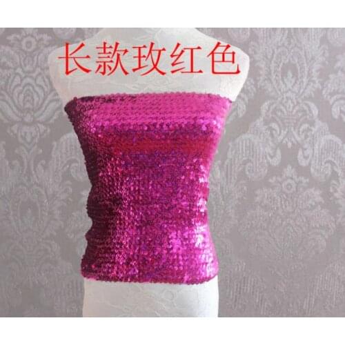 Night Club Sequins Camis Metal Strappy Camisole Shiny Glitter Sexy Backless Tank Top Sleeveless Pleated Solid Color Club Singer