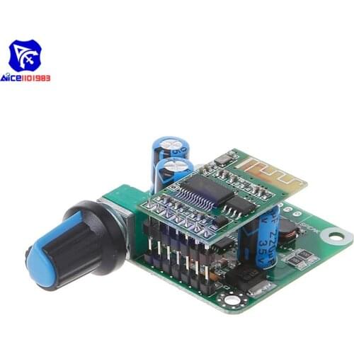 Diymore TPA3110 Bluetooth 4.2 Digital Amplifier Module 15Wx2 Dual Channel Class D Audio Stereo Board 8-26V DC for Mobile Speaker