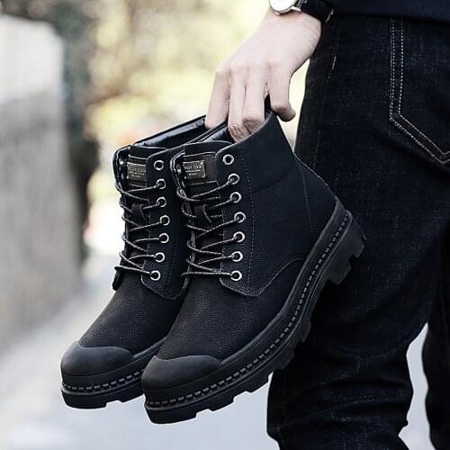 Men Casual Flat Shoes Men Casual Sport Shoes Sneaker Sneakers Mens Leather 2020 For Hot Sale Mens Boots Black Man