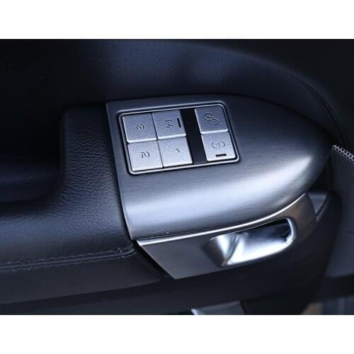 Aluminum alloy For RR Vogue L405 2013-17 For Range Rover Sport 14-22 Car Seat Memory Button patch cover Stickers Car Accessories
