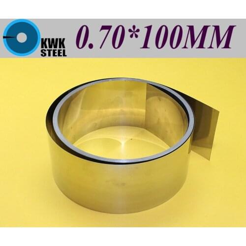 Stainless SUS304 Steel Strips 0.70*100*1000mm in Coil for Molds Distance Washer High Precision Parts Coiled Silicon Steel Sheet